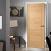 Vancouver Oak 5 Panel Flush Fire Door - 1/2 Hour Fire Rated - Prefinished