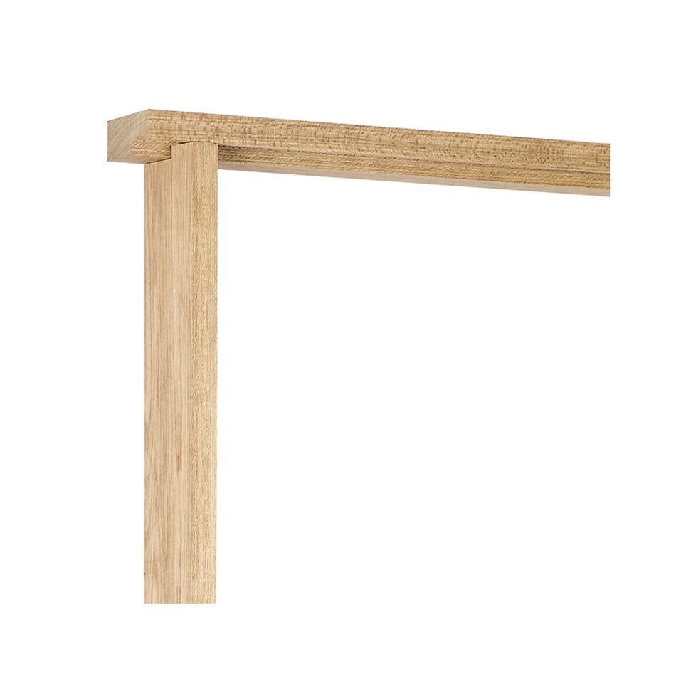 Universal Single 60 Minute Fire Rated Door Frame - Unfinished Oak Veneer - Suits FD60 Fire Rated Doors