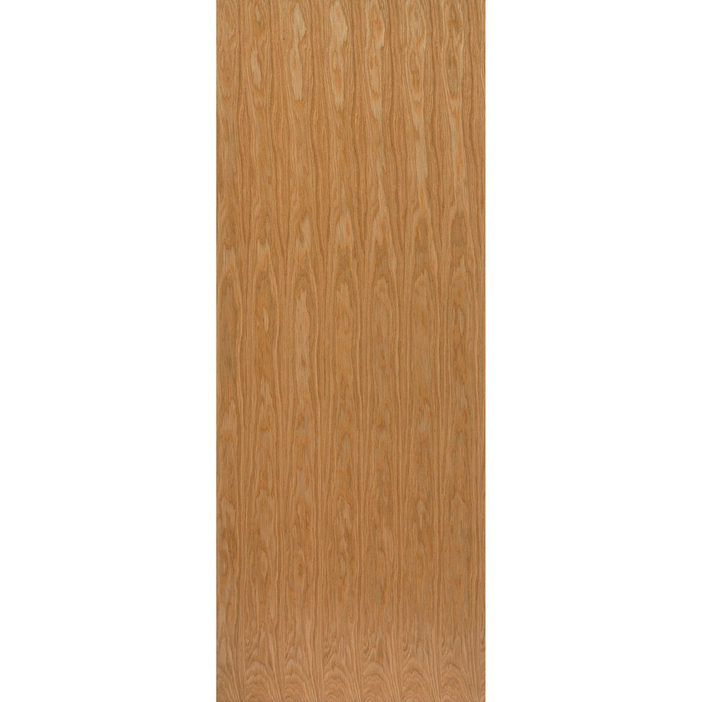 J B Kind Veneered Oak Flush Fire Door - 1/2 Hour Fire Rated - Prefinished