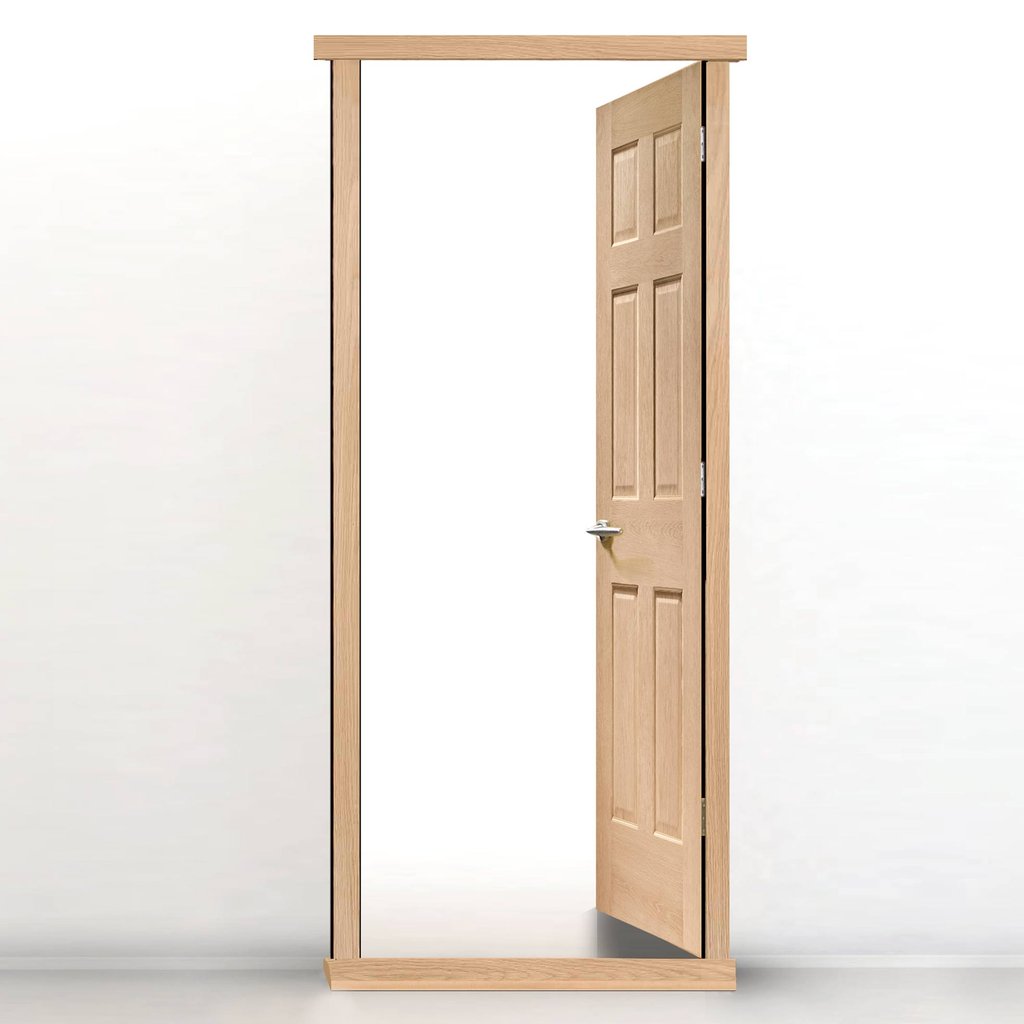 Exterior LPD Traditional LPD Oak Veneered Frames - Suits Single Doors