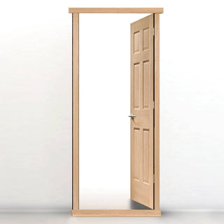 Image: Exterior LPD Traditional LPD Oak Veneered Frames - Suits Single Doors