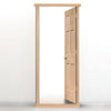 Exterior LPD Traditional LPD Oak Veneered Frames - Suits Single Doors