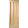 Three Sliding Doors and Frame Kit - Idaho 3 Panel Oak Door - Unfinished