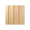 Three Sliding Doors and Frame Kit - Idaho 3 Panel Oak Door - Unfinished