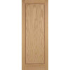 Three Folding Doors & Frame Kit - 1 Panel Inlay Flush Oak 3+0 - Prefinished