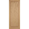 Three Folding Doors & Frame Kit - 1 Panel Inlay Flush Oak 3+0 - Prefinished