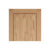 Three Folding Doors & Frame Kit - 1 Panel Inlay Flush Oak 3+0 - Prefinished