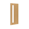 Deanta oak veneered interior door with safety glass