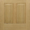 Double Sliding Door & Track - Regency 4 Panel Oak Doors - Prefinished