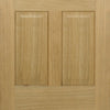 Regency 4P Oak Evokit Pocket Fire Door Detail - 30 Minute Fire Rated - No Raised Mouldings - Prefinished