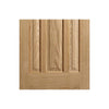 Two Sliding Doors and Frame Kit - Kilburn 3 Panel Oak Door - Unfinished