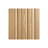 Two Sliding Doors and Frame Kit - Kilburn 3 Panel Oak Door - Unfinished