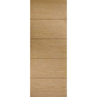 Bespoke Thruslide Surface Lille Oak Flush Door - Sliding Door and Track Kit - Prefinished