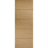 Bespoke Thruslide Surface Lille Oak Flush Door - Sliding Door and Track Kit - Prefinished