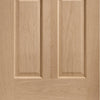 Malton style oak veneer panelled interior door