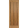 Mexicano Oak Door - Vertical Lining