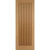 Fire Door, Mexicano Oak - Vertical Lining - 1/2 Hour Fire Rated