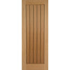 Mexicano Oak Evokit Pocket Fire Door Detail - Vertical Lining - 30 Minute Fire Rated