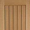 Fire Door, Mexicano Oak - Vertical Lining - 1/2 Hour Fire Rated