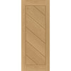 Torino Oak Door - 1/2 Hour Fire Rated - Prefinished