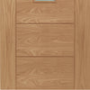 Bespoke Palermo Oak Fire Door - Obscure Glass - 1/2 Hour Fire Rated