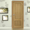 Interior oak veneer traditional panel door