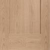 Pattern 10 Oak 1 Panel Double Evokit Pocket Door Detail