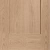 Bespoke Pattern 10 Oak 1 Panel Double Pocket Door Detail