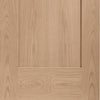 Bespoke Pattern 10 Oak 1 Panel Single Pocket Door Detail
