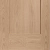 Fire Rated Pattern 10 Style 1 Panel Oak Door - 1/2 Hour Fire Rated