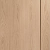 Two Folding Doors & Frame Kit - Pattern 10 Oak 1 Panel 2+0 - Unfinished