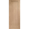Simpli Double Door Set - Patt 10 Oak 1 Panel Door - Prefinished