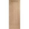 Bespoke Pattern 10 Oak 1 Panel Double Pocket Door Detail - Prefinished