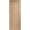 Bespoke Thrufold Pattern 10 1L Oak Glazed Folding 3+2 Door - Prefinished