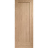 Two Folding Doors & Frame Kit - Pattern 10 Oak 1 Panel 2+0 - Prefinished