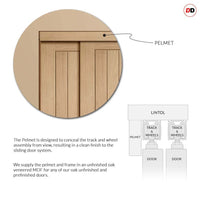 Oak Pelmet Diagram - Maximal Wardrobe Doors