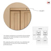 Oak Pelmet Diagram - Maximal Wardrobe Doors