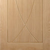 Pesaro oak flush designer oak veneer door