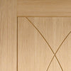 Fire Rated Pesaro Flush Oak Door - 1/2 Hour Fire Rated