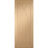 Bespoke Thrufold Pesaro Oak Flush Folding 2+2 Door - Prefinished