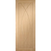 Simpli Double Door Set - Pesaro Oak Flush Door - Prefinished