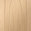 Bespoke Thrufold Pesaro Oak Flush Folding 2+0 Door - Prefinished