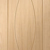 Pesaro Oak Veneer Staffetta Twin Telescopic Pocket Doors - Prefinished