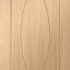 Pesaro Oak Veneer Staffetta Twin Telescopic Pocket Doors - Prefinished