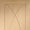 Bespoke Pesaro Oak Flush Single Pocket Door Detail - Prefinished