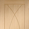 Bespoke Thrufold Pesaro Oak Flush Folding 3+3 Door - Prefinished