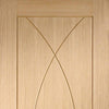 Bespoke Thruslide Pesaro Oak Flush 3 Door Wardrobe and Frame Kit - Prefinished