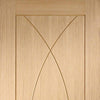 Bespoke Thrufold Pesaro Oak Flush Folding 3+3 Door - Prefinished