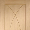 Pesaro Oak Flush Panel Absolute Evokit Pocket Door Detail - Prefinished