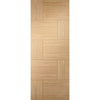 Ravenna Oak Flush Single Evokit Pocket Door - Prefinished